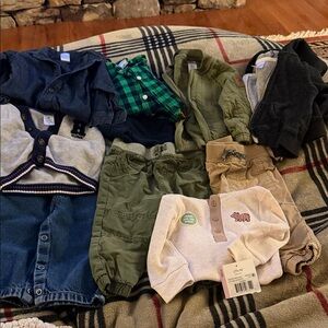 Carter's Gray and Navy Baby Cardigan